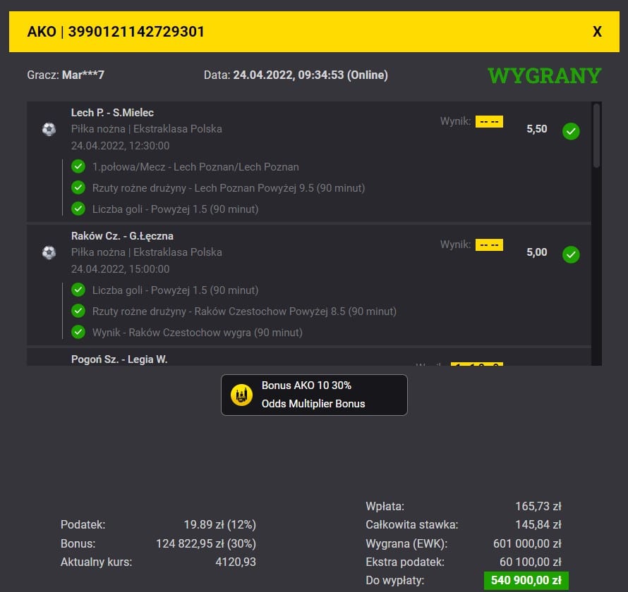 Fortuna bonus najlepsze kupony bukmacherskie