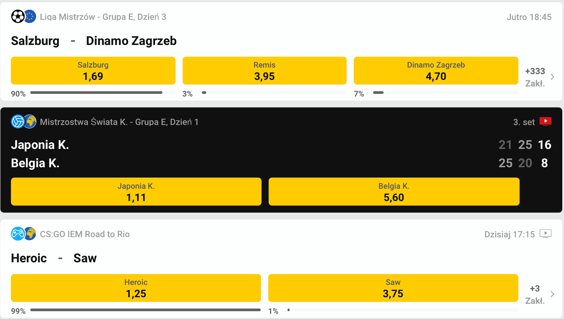 wysłanie kuponu bukmacherskiego