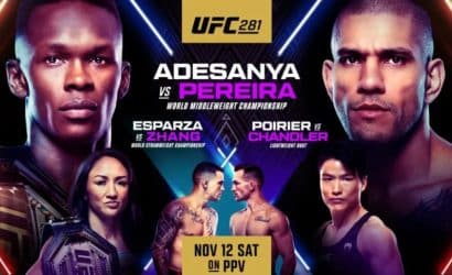 UFC 281 gdzie oglądać? Stream online i transmisja, o której, kiedy?