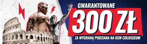 KSW 83 Colosseum 2: mega kurs 300.00 na wygraną Pudziana ze Szpilką