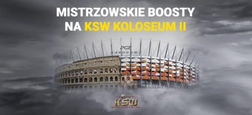KSW 83 Colosseum 2: WYŻSZE KURSY na zakłady bukmacherskie!