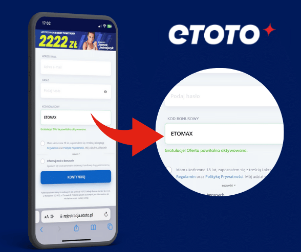 ETOTO rejestracja – jak założyć i zweryfikować konto?