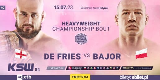Phil De Fries vs Szymon Bajor na gali KSW 84