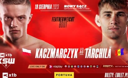 Patryk Kaczmarczyk vs Daniel Tărchila na gali KSW 85