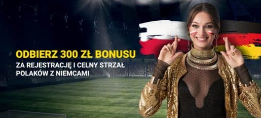 Polska – Niemcy: bonus 300 zł za min. jeden celny strzał biało-czerwonych