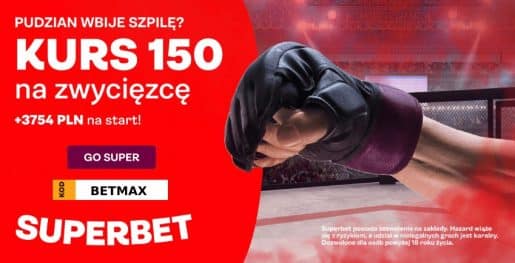 Pudzianowski – Szpilka: KURS 150.00 na zwycięzcę walki (KSW 83 Colosseum 2)