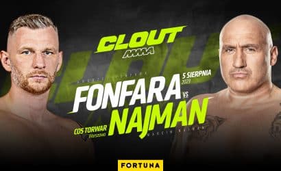Kto wygrał walkę Najman – Fonfara? Wynik i skrót walki (Clout MMA 1)