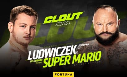 Kto wygrał walkę Ludwiczek – Super Mario? Wynik i skrót walki Clout MMA 1