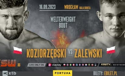 KSW 86: Kacper Koziorzębski zawalczy z Wiktorem Zalewskim