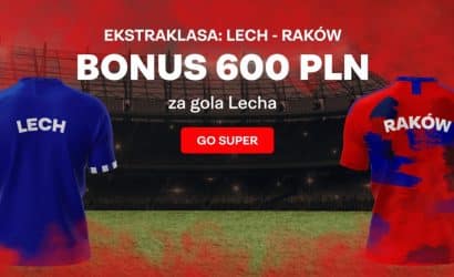 Lech &ndash; Rak&oacute;w: kurs 300.00 na min. jednego gola &ldquo;Kolejorza&rdquo;