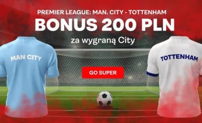 Manchester City – Tottenham: kurs 100.00 na zwycięstwo