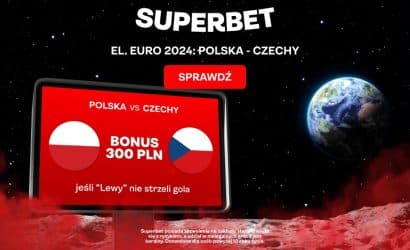 Robert Lewandowski nie strzeli? Kurs 150.00 (Polska – Czechy)