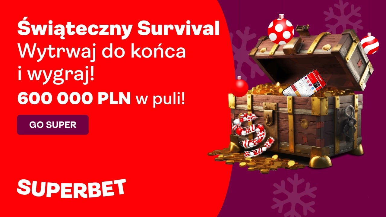 Świąteczny Survival w Superbet: 600 000 PLN w puli!