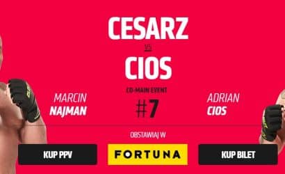 Najman &ndash; Cios kursy i typy bukmacherskie (Clout MMA 3)