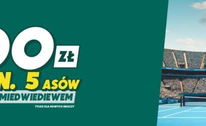 Hurkacz – Miedwiediew: bonus 300 zł za min. 5 asów Polaka