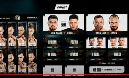 Fame MMA 20 karta walk. Kto walczy na gali 10.02.2024?