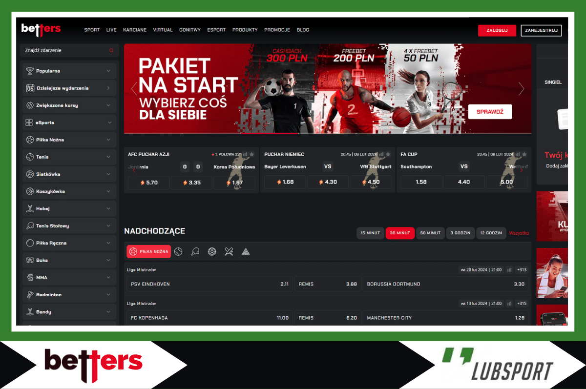 Betters bonus Betters powiew świeżości w branży