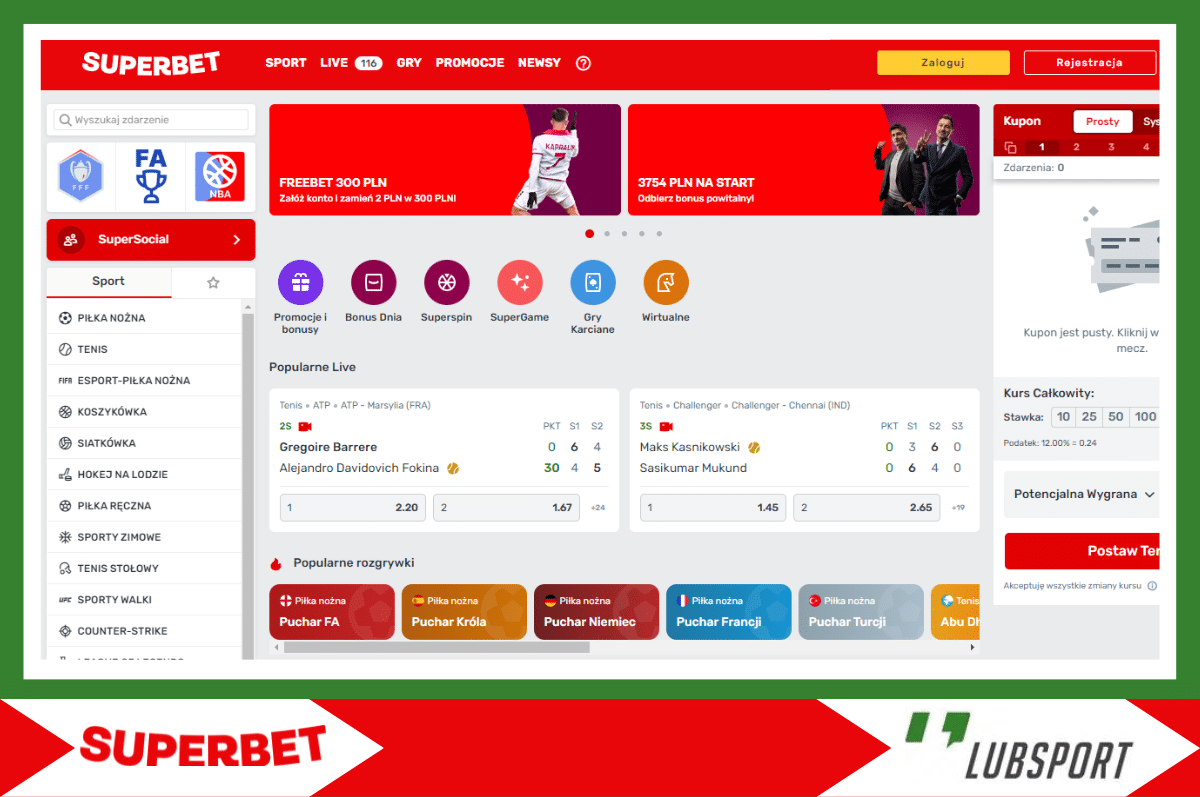 Superbet bonus Superbet najszybciej rozwijający się operator