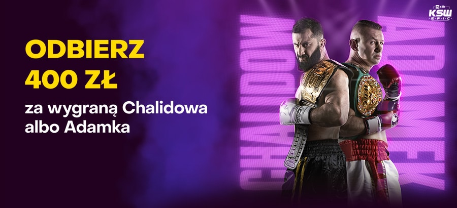 Khalidov – Adamek: 400 zł nagrody za trafienie zwycięzcy