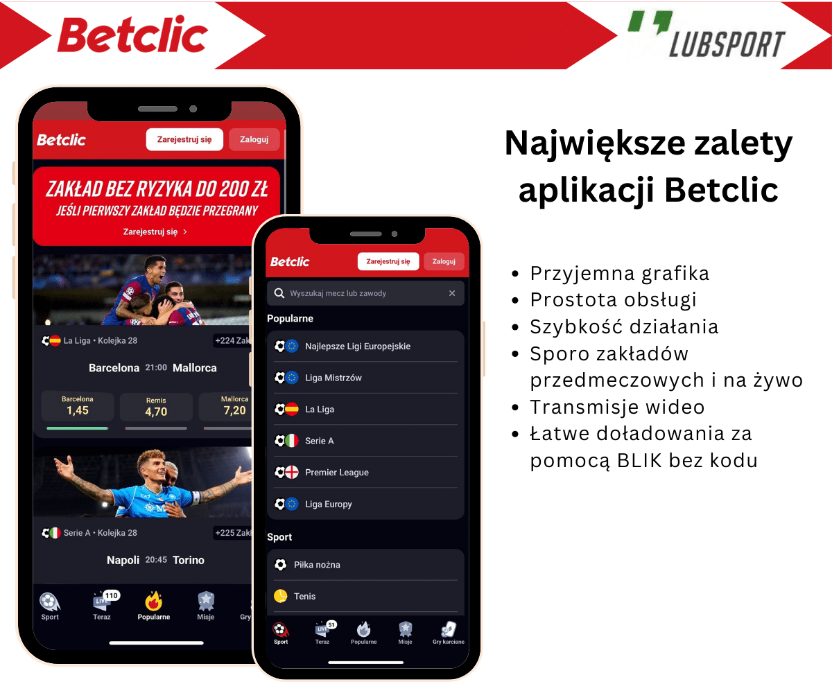 Betclic - najlepsza aplikacja