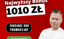 Fuksiarz kod promocyjny – Bonus 1010 zł