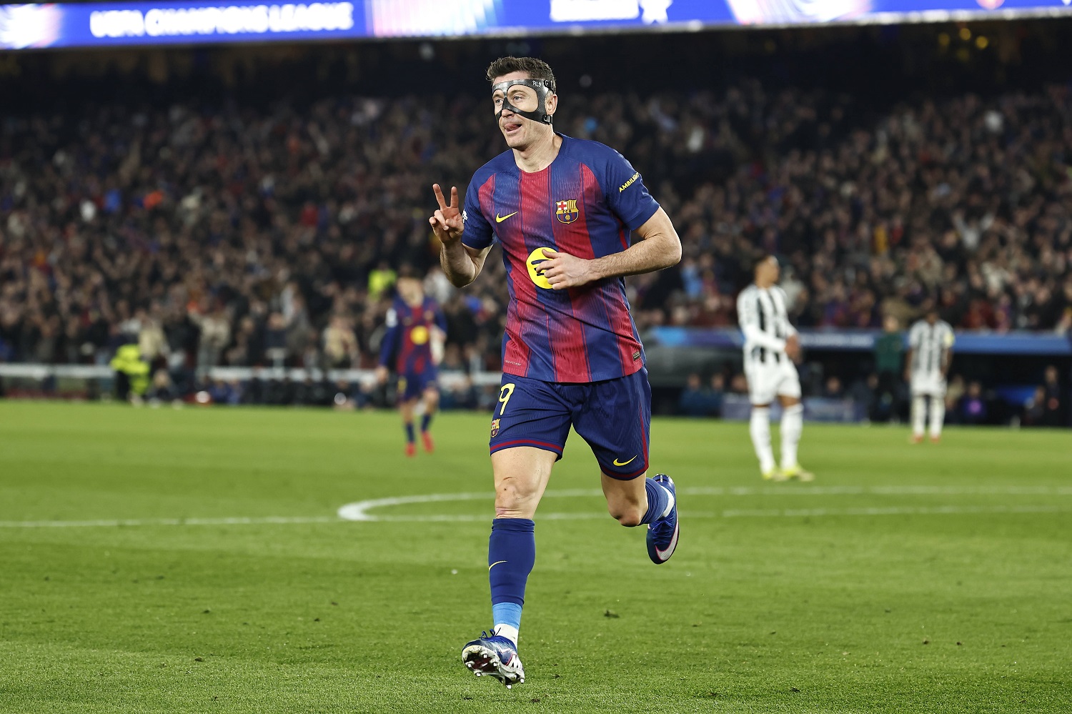 Lewandowski z dubletem i rekordem Ligi Mistrzów!