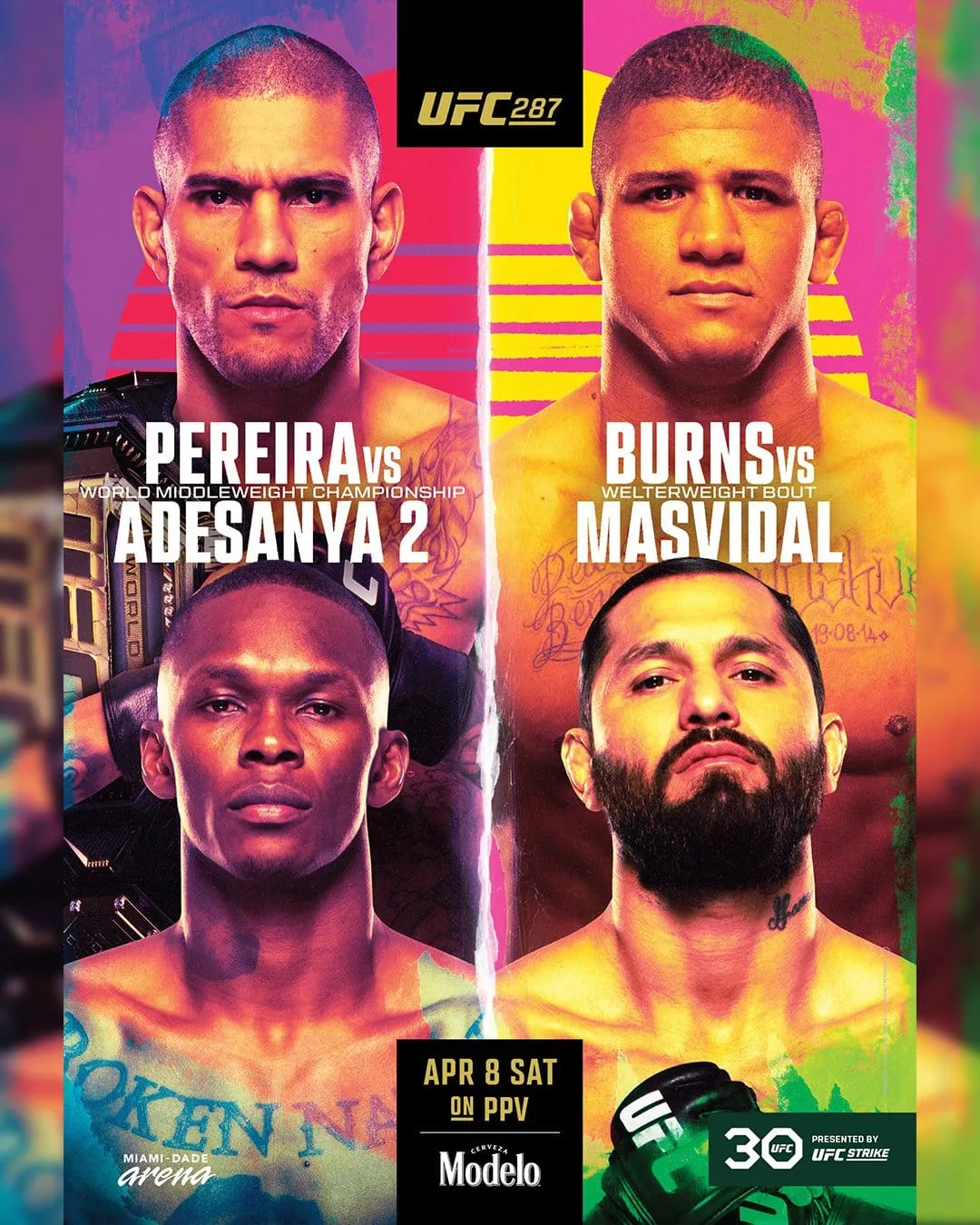 ufc 287 typy