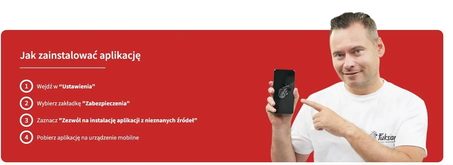 fuksiarz aplikacja