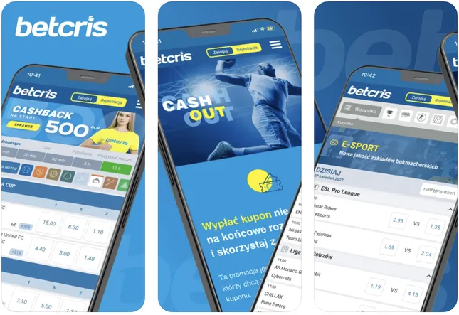 zainstalować aplikację Betcris