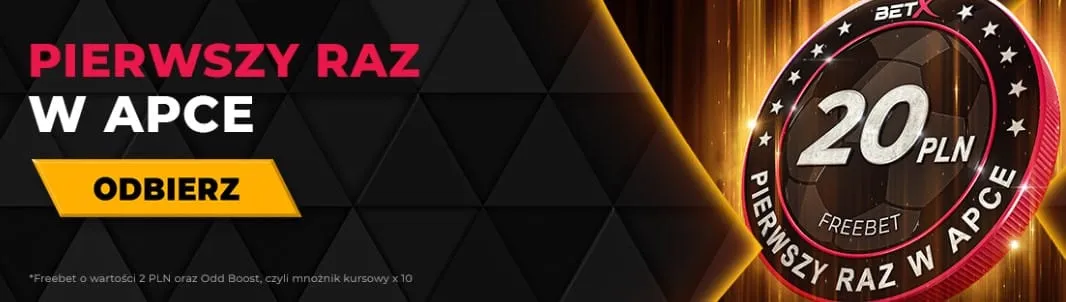 BetX darmowy zakład 20 zł w aplikacji mobilnej