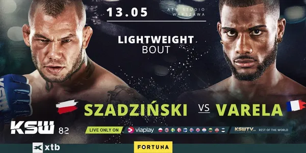 Gracjan Szadziński vs Wilson Varela na gali KSW 82