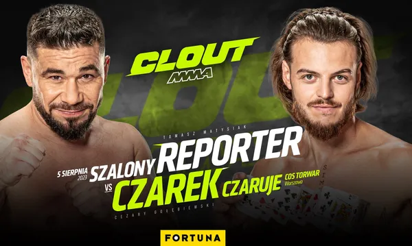 Szalony Reporter vs Czarek Czaruje na gali Clout MMA