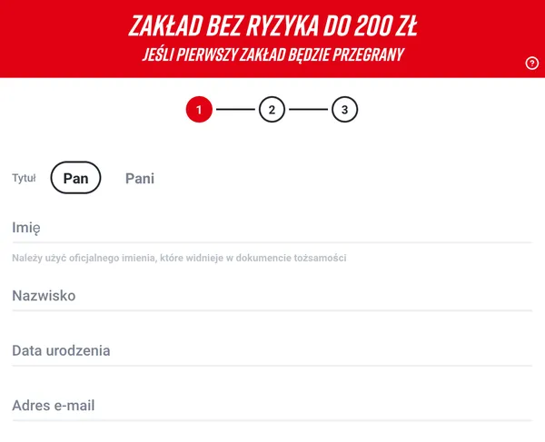 Rejestracja Betclic - krok po kroku
