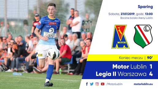 Rezerwy Legii Warszawa wykorzystały problemy Motoru