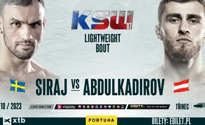 KSW 87: Starcie st&oacute;jkowicz&oacute;w dodane do rozpiski czeskiej gali