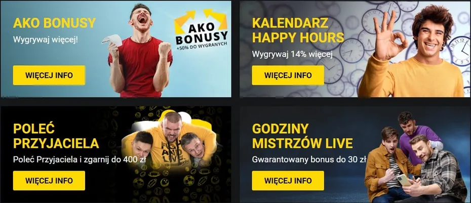 Który bukmacher posiada lepsze bonusy