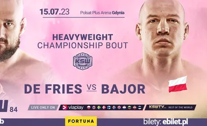 Phil De Fries vs Szymon Bajor na gali KSW 84
