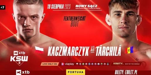 Patryk Kaczmarczyk vs Daniel Tărchila na gali KSW 85