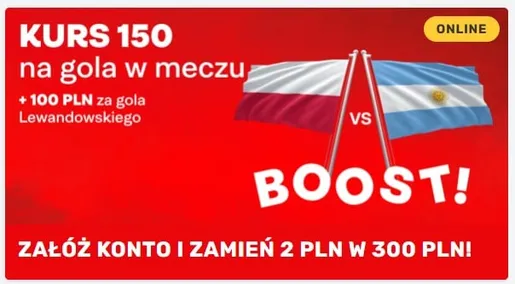 Polska - Argentyna bonus