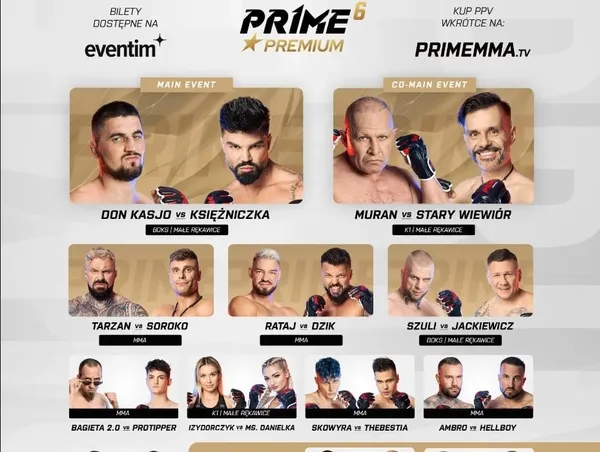 Prime MMA 6 PPV gdzie oglądać? Transmisja, stream online
