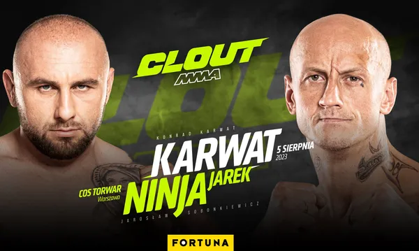 Karwat zmierzy się z Ninją Jarkiem na gali Clout MMA