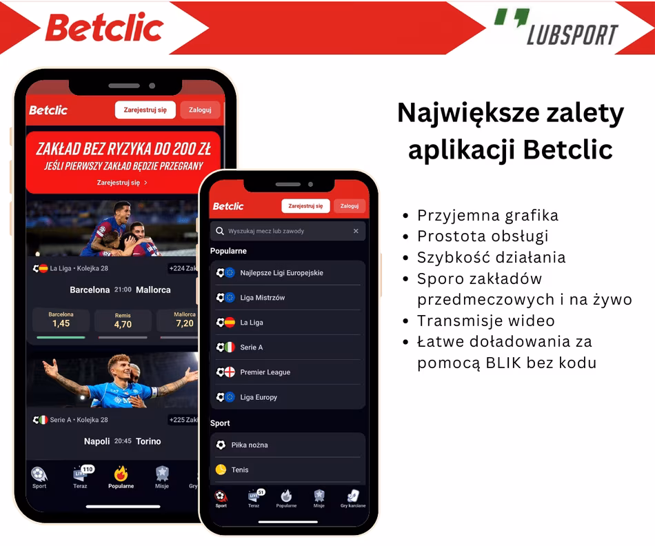 Betclic - najlepsza aplikacja