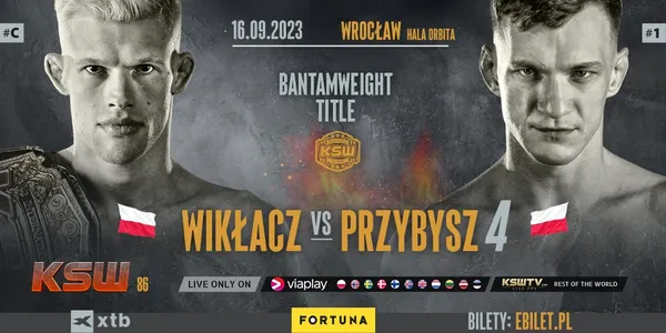 KSW 86: Jakub Wikłacz zawalczy z Sebastianem Przybyszem