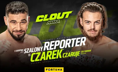 Szalony Reporter vs Czarek Czaruje na gali Clout MMA