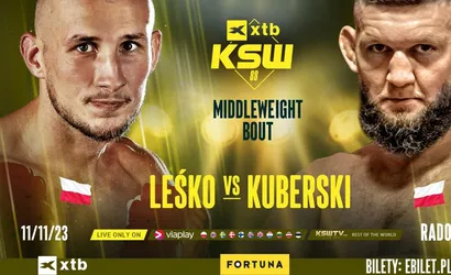 KSW 88: Bartosz Leśko przywita debiutanta
