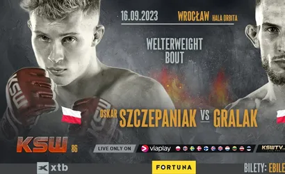 KSW 86: Oskar Szczepaniak zawalczy z Adamem Gralakiem