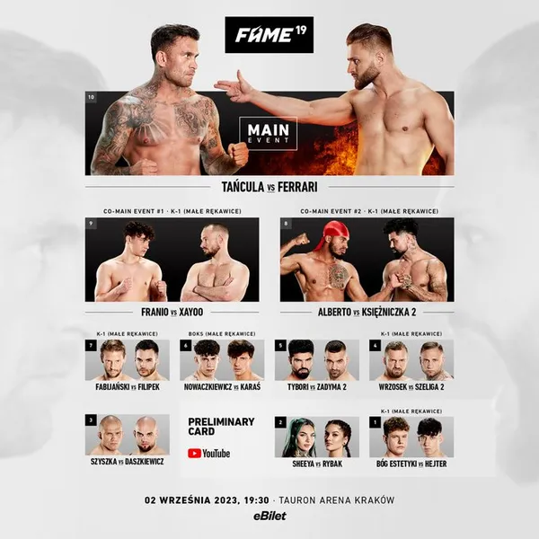 Fame MMA 19: Ferrari zmierzy się z Tańculą!