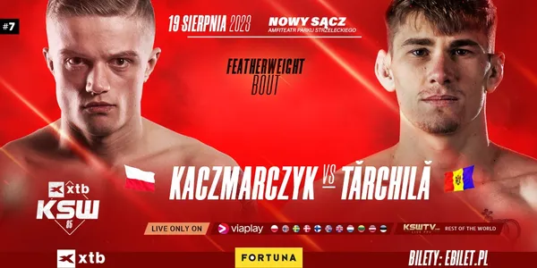 Patryk Kaczmarczyk vs Daniel Tărchila na gali KSW 85