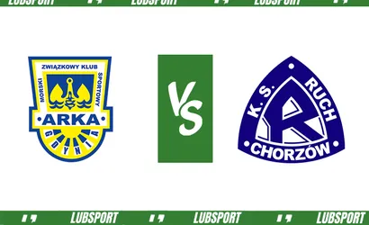 Arka Gdynia &ndash; Ruch Chorz&oacute;w typy, kursy i zapowiedź (13.05.2023)