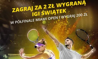 Fortuna bonus na wygraną Świątek. Zgarnij za 2 zł aż 200 zł!